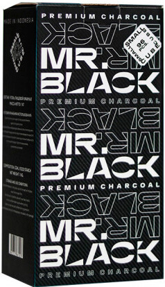 Уголь для кальяна Mr. Black 25 мм (72 шт.)