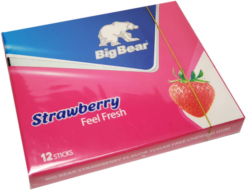 Жевательная резинка BigBear Strawberry