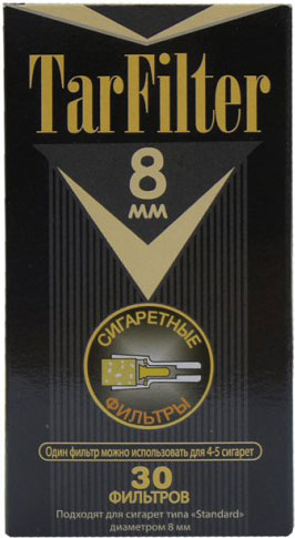 Мундштук TarFilter 8 мм (30 шт.)