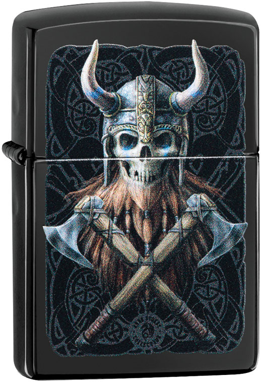 Зажигалка Zippo 49106 Skeleton Viking