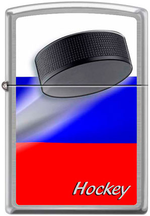 Зажигалка Zippo 200 Russian Hockey Puck
