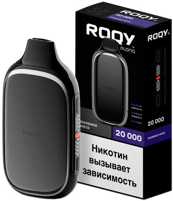 Электронная сигарета Roqy L 20000 Ежевика Мята