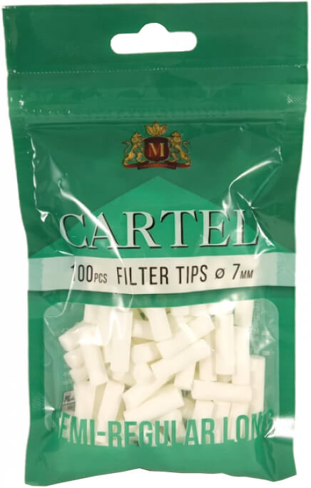Сигаретные фильтры Cartel Semi-Regular Long (100 шт.)