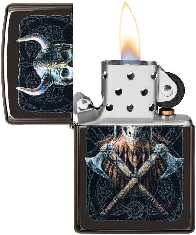 Зажигалка Zippo 49106 Skeleton Viking