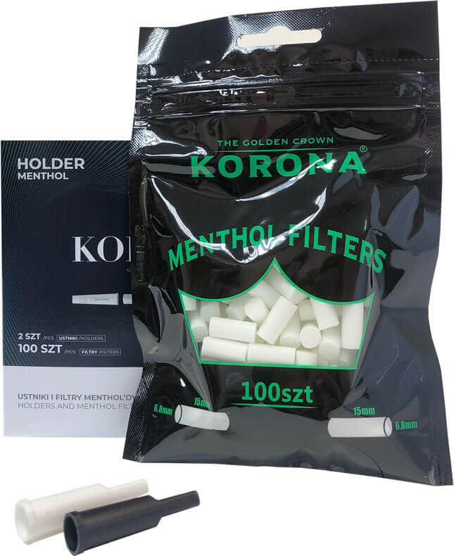 Сигаретные фильтры Korona Menthol Filters and Holders (100 шт.)