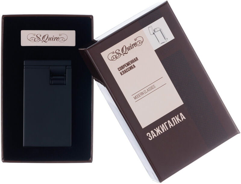 Зажигалка газовая S.Quire FL011-Black