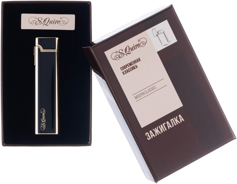 Зажигалка газовая S.Quire FL086-Black