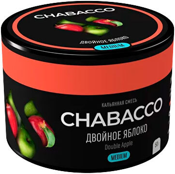 Смесь для кальяна Chabacco Medium Двойное Яблоко (50 г)