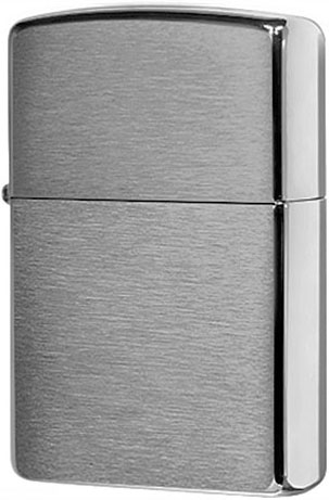 Зажигалка Zippo 200 Brushed Chrome