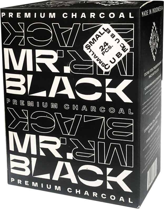 Уголь для кальяна Mr. Black 22 мм (24 шт.)