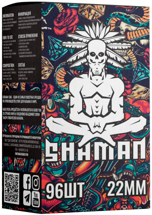 Уголь для кальяна Shaman 22 мм (96 шт.)