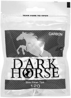 Сигаретные фильтры Dark Horse Slim Carbon (120 шт.)