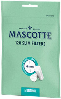Сигаретные фильтры Mascotte Slim Menthol (120 шт.)