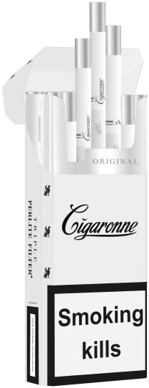 Сигареты Cigaronne Super Slims White