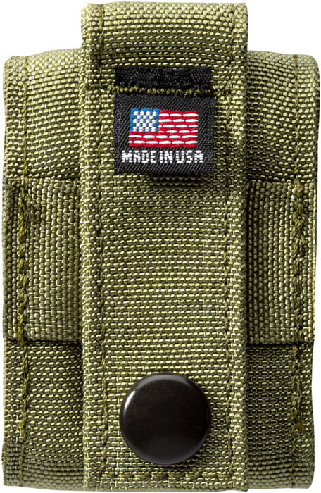 Чехол Zippo с фиксатором на ремень, зелёный