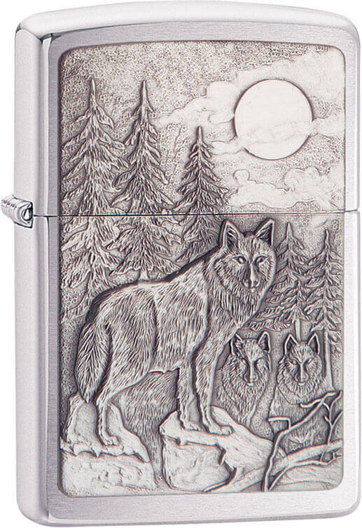 Зажигалка Zippo 20855 Brushed Chrome