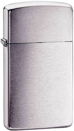 Зажигалка Zippo 1600 Slim Brushed Chrome
