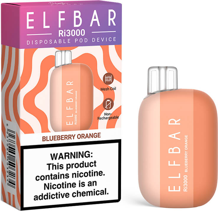 Электронная сигарета Elf Bar Ri3000 Черника Апельсин