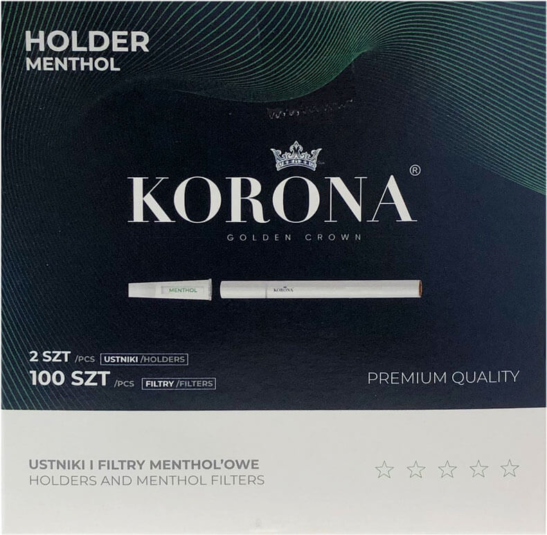 Сигаретные фильтры Korona Menthol Filters and Holders (100 шт.)