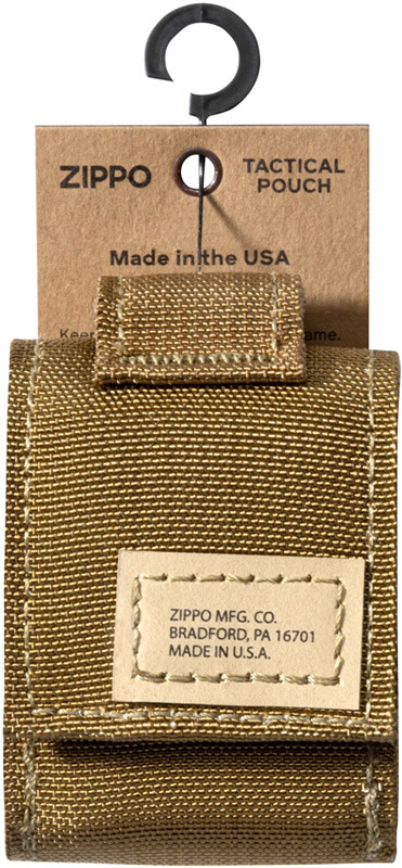 Чехол Zippo с фиксатором на ремень, песочный