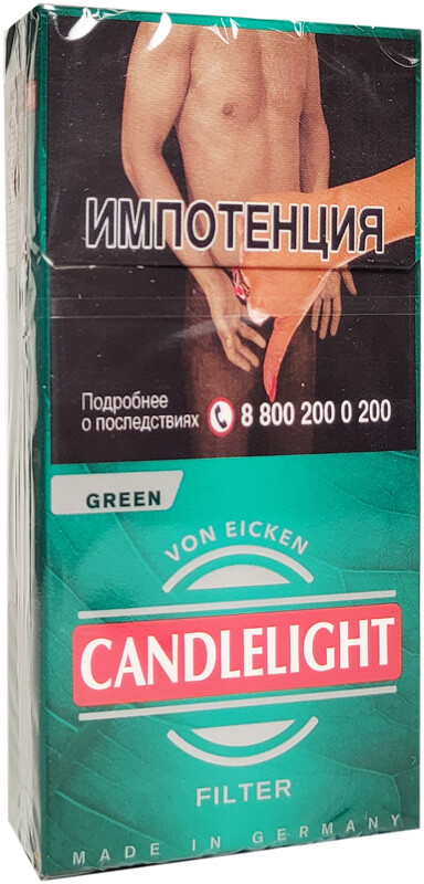 Сигариллы Candlelight Filter Green Menthol (10 шт.)