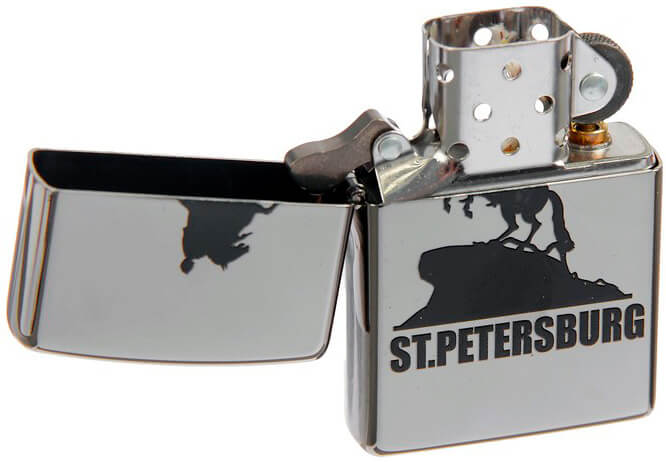 Зажигалка Zippo 150 St.Petersburg Silhoue