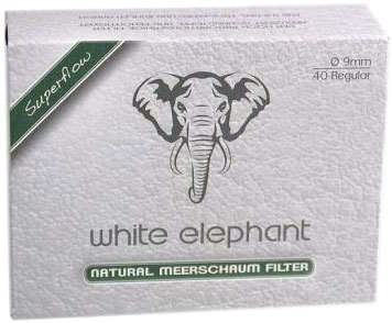 Фильтры для трубок White Elephant Meerschaum 9 мм (40 шт.)